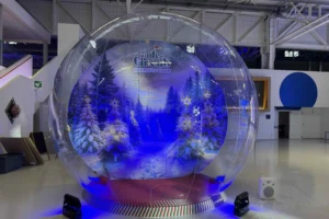 La “boule de neige” gonfiabile.